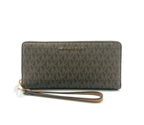 michael kors signature wallet on chain|Michael Kors large wallet wristlet.